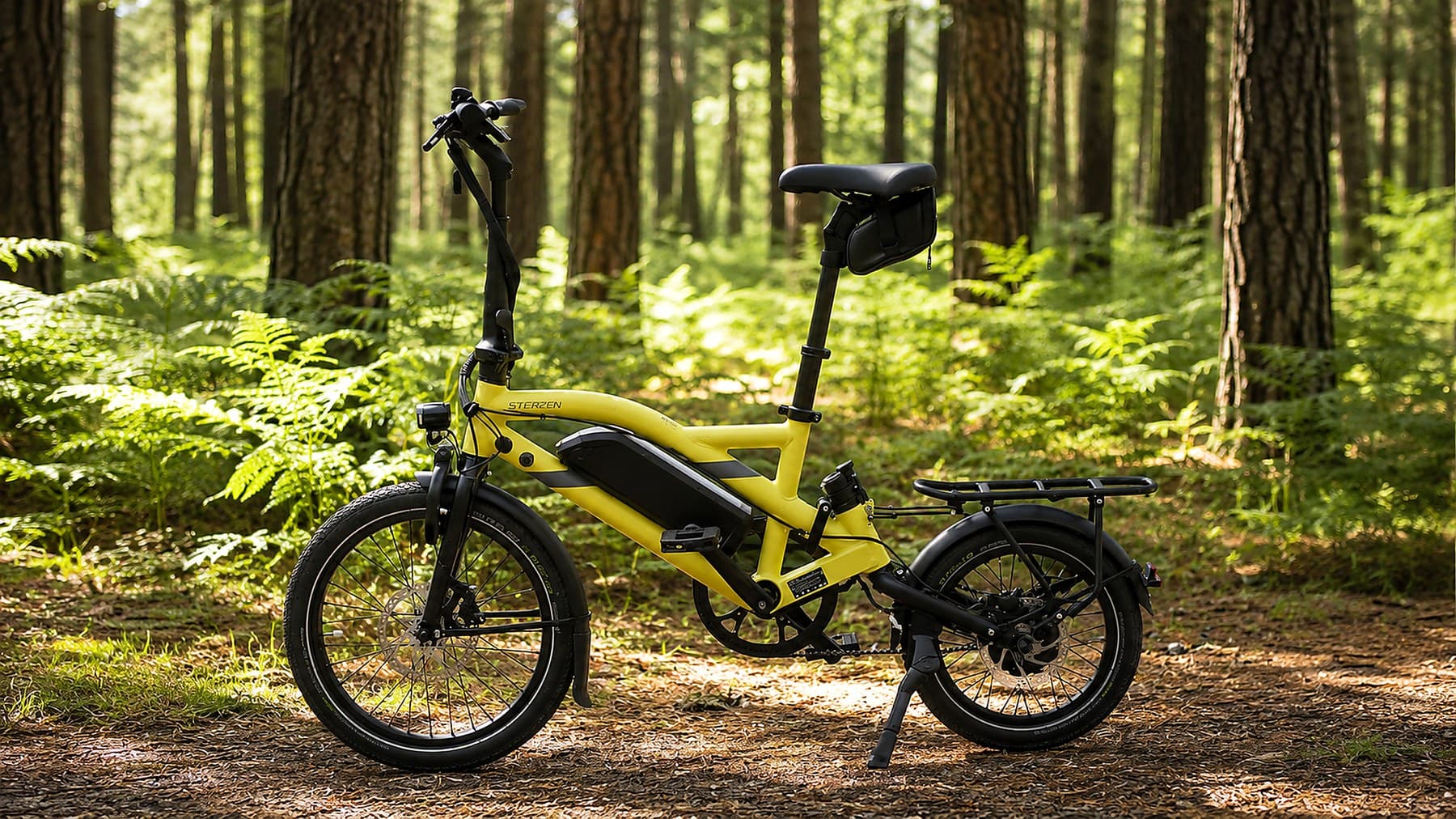 Steereon B25 im Wald, Farne